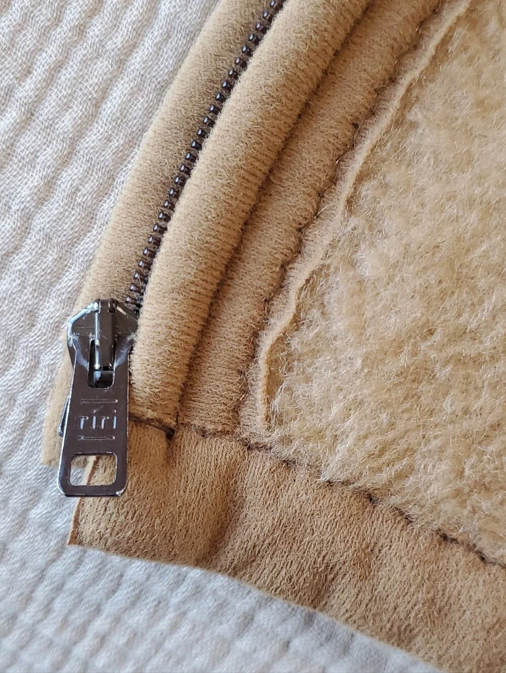 Vtg Biederlack West Germany Cuddle Wrap Sleeping Bag Blanket Brown/Tan EUC